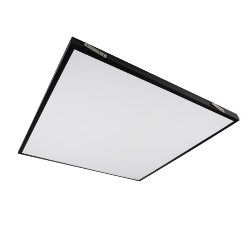 Светильник светодиодный ДВО PPL 588/G OPAL 40Вт 4000К IP40 588х588х25мм BLACK Грильято Pro JazzWay 5062023