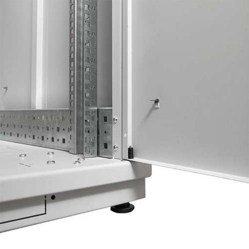 Шкаф напольный 19дюйм TERACOM PRO 33U 600х800мм двери стеклян. с замком-ручкой и метал. сер. EKF TRP-NTC-3368-41G