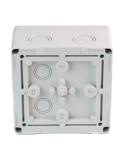 Коробка распределительная 140х140х76мм IP66 в комплекте с клеммным рядом 10х10кв.мм 76А сер. Extherm JB-100-GR