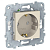 Механизм розетки 1-м СП 2мод. Unica New 16А IP20 250В с заземл. без защ. шторок быстрозажим. клеммы беж. SchE NU505644