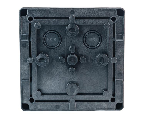 Коробка распределительная 140х140х76мм IP66 в комплекте с клеммным рядом 10х10кв.мм 76А черн. Extherm JB-100-BL