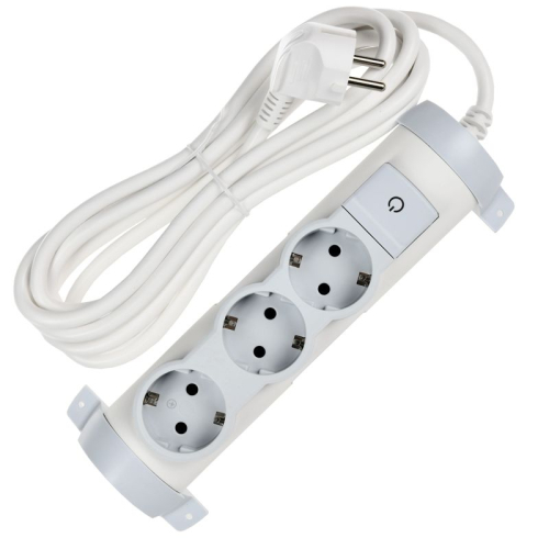 Удлинитель 3х3м с заземл. 16А IP20 Комфорт 3х2P+E IEK 694622