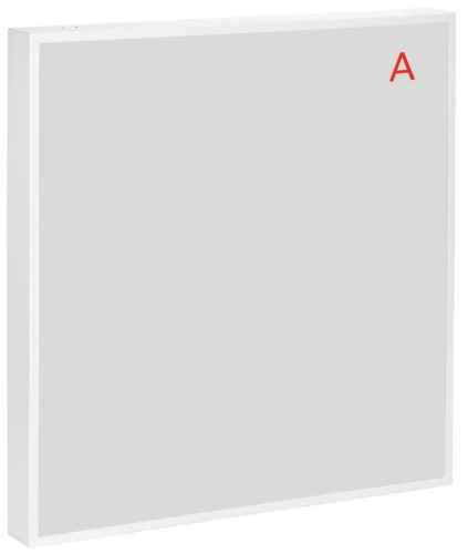 Светильник светодиодный ДВО 2001A PRO 40Вт 5000К Грильято панель опал БАП 3ч IEK LTP-DVO1-2001A-40-50-K01