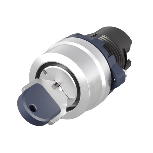 Головка переключателя с ключом на 2 положения с возвратом стандартная ручка алюм. черн. DKC M22S-KM2A