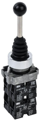 Джойстик LA167-PA14 на 4 полож. 4НО с фиксацией черн. KARAT IEK BBJ20-PA14-6-21-4-K02