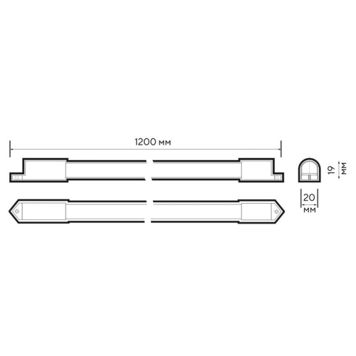 Светильник светодиодный PLED T4i 1200 18Вт 4000К IP65 ДСП ДПО JazzWay 5047570