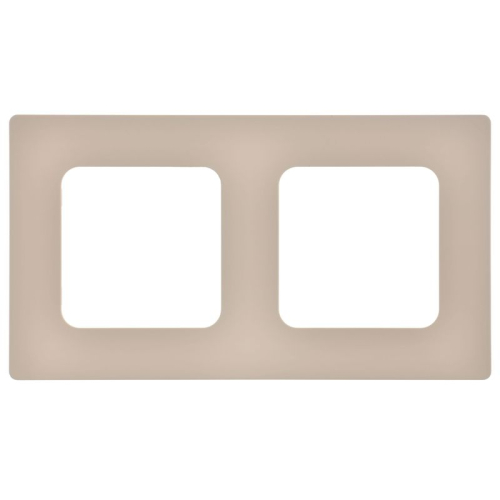 Рамка 2-м СП FLITE РУ-2-К-ФлЛ льняной IEK FI-M22-32-20-K88