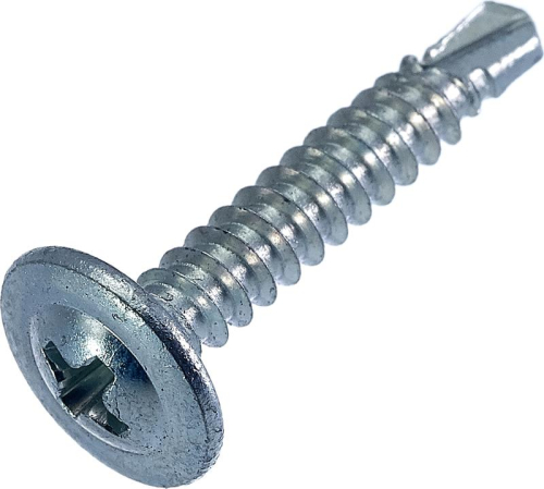 Саморез металл-металл 4.2х13 прессшайба сверло цинк (уп.18шт) европодвес СТРОЙМЕТИЗ 2060051