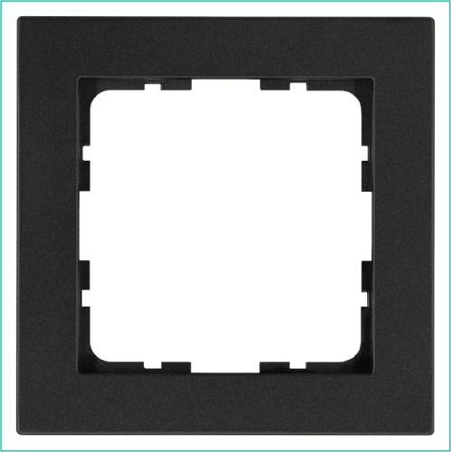 Рамка 1-м G-Classic антрацит Jasmart G1001B