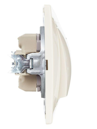 Выключатель 1-кл. СП Кварта 10А IP20 ВС10-1-1-ККм с индикацией крем. GENERICA EVK11-K33-10-DM