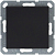 Кнопка звонка 1-кл. 10А IP20 механизм черн. матов. soft touch Jasmart G3010PB