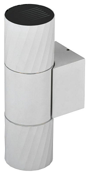 Светильник 5221 2хGU10 IP65 уличный настенный бел. IEK LT-UBU0-5221-GU10-2-K01