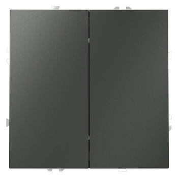 Переключатель проходной 2-кл. СП S70 10А механизм титан Voltum VLS020306