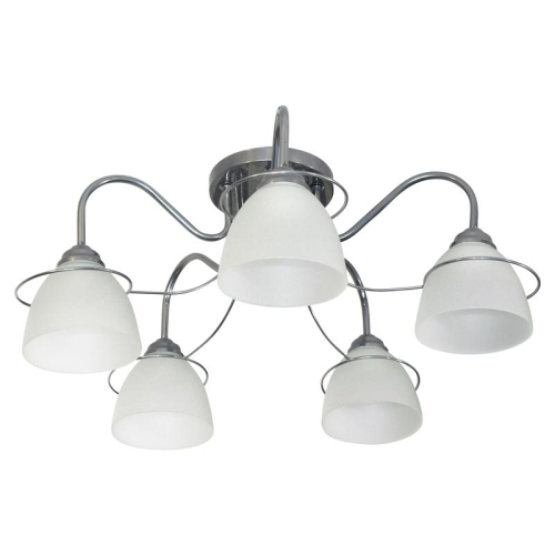 Светильник НСБ 01-5х60-137 "Атлас" 151 хром (Плафон 0898) E27 ИУ Элетех 1005404476