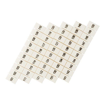 Маркеры для ST 1.5 с нумерацией 100-150 (уп.100шт) EKF zb-st-1.5-100-150