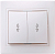 Переключатель проходной 2-кл. СП Кварта 10А IP20 ВСп10-2-0-КБ бел. GENERICA EVK22-K01-10-DM