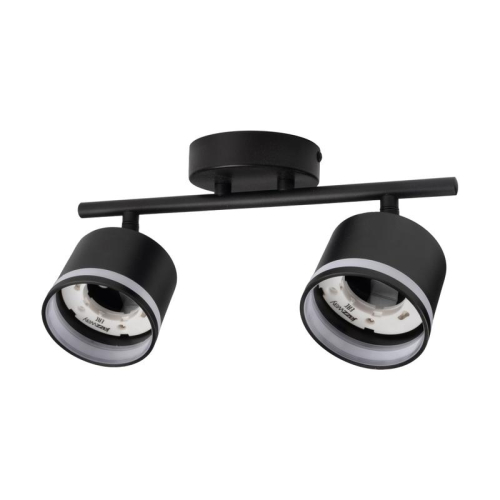 Светильник PCL-0702 max 20Вт (каждая лампа) 2xGX53 IP20 230В BL настен./потолочн. декор. под лампу JazzWay 5066809