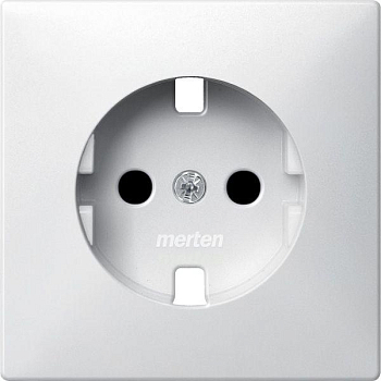 Плата центральная 1-м СП Merten 16А IP20 для механизма розетки Schuko полярн. бел. SchE MTN2330-4019