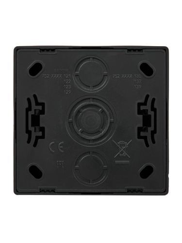 Розетка компьютерная.1-м ОП RJ45 LETO черн. бархат LEZARD 752-4200-139