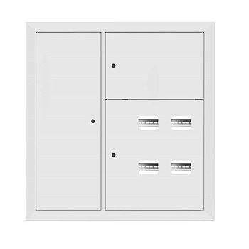 Щит этажный 4кв. слаботочка слева RAL9003 (1000х950х160) PROxima EKF mb29-v-4z-ral9003