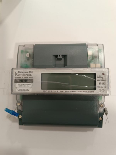 Счетчик Меркурий 236 ART-01 PQRS 3ф 5-60А класс точн. 1.0/2.0 многотариф. оптопорт RS-485 на DIN-рейку ЖКИ Моск. вр. Инкотекс М0000051659