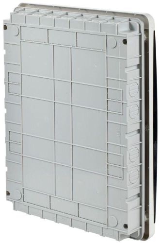 Корпус ЩРВ-П-54 TEKFOR IP41 черн. прозр. дверь пластик. IEK TF5-KP12-V-54-41-K01-K03