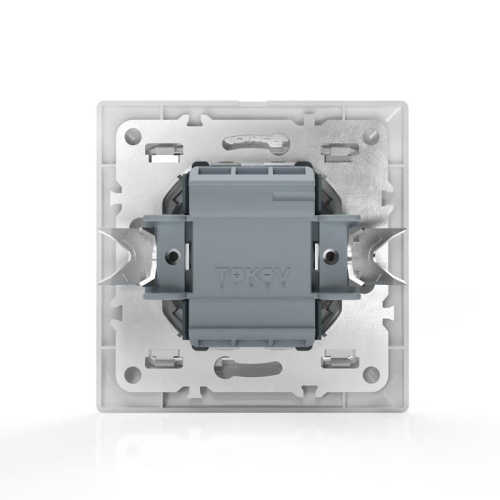 Переключатель проходной 2-кл. СП AVA 10А IP20 в сборе бел. TOKOV LIGHTTKL-AV-P2F-C01