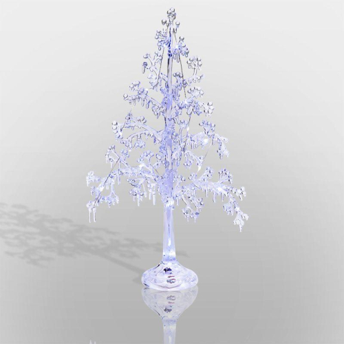 Фигура светодиодная "Ель" 51см 15LED бел. 1Вт IP20 на подставке элементы питания 3хAAA (не в компл.) Neon-Night 513-033