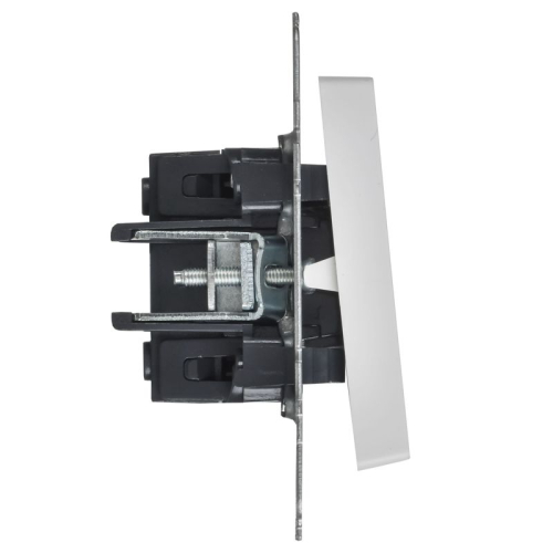 Выключатель проходной 2-кл. СП BRITE ВС10-2-6-БрАБ 10А механизм арктич. бел. IEK BR-V22-0-10-K91