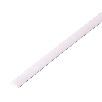 Трубка термоусадочная ТУТ нг 8.0/4.0 бел. 1м REXANT 20-8001