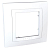 Рамка 1-м Unica монобл. бел. SchE MGU2.002.18M