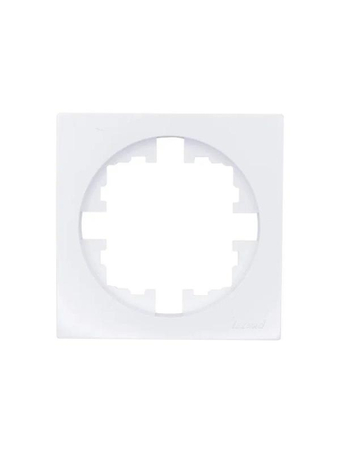 Рамка 1-м OSEN горизонт. квадрат бел. LEZARD 743-0200-146