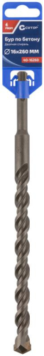 Бур по бетону Profi двойн. резьба SDS-Plus 16х260мм Cutop 40-16260