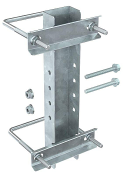 Крепление к опорам огражд. 40-62мм для 1-консоли IEK CLM50D-CO-062-1