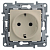Розетка СП Etika 16А 2P+E немецк. стандарт винт. клеммы сл. кость IEK 672324