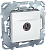 Розетка телевизионная проходная TV 1-м СП Unica бел. SchE MGU5.463.18ZD