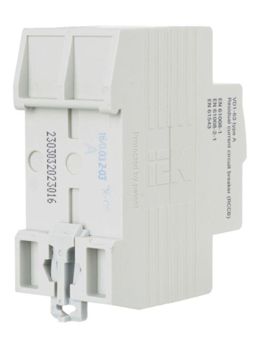 Выключатель дифференциального тока (УЗО) 2п 16А 30мА тип A ВД1-63 KARAT IEK MDV11-2-016-030