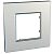 Рамка 1-м Unica quadro серебро SchE MGU6.702.55