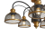 Светильник Caz 5х60Вт E27 IP20 подвесной Freya FR5527PL-05BBZ Светильник Caz 5х60Вт E27 IP20 подвесной Freya FR5527PL-05BBZ