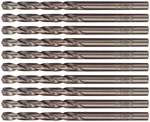 Набор сверл по металлу Profi 4.2х75мм с кобальтом 5проц. (уп.10шт) Cutop 48-42-10