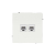 Розетка компьютерная 2-м KANT RJ45 кат.6A без шторки бел. магнолия DKC 7000674