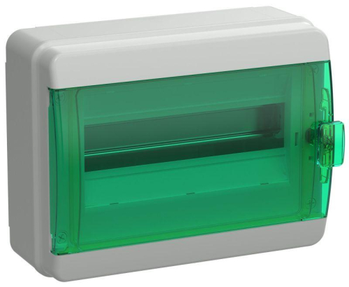 Корпус КМПн-12 TEKFOR IP65 зел. прозр. дверь пластик. IEK TF5-KP72-N-12-65-K03-K06