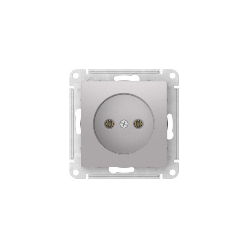 Розетка AtlasDesign 16А без заземл. без шторок быстрозажим. клем. механизм алюм. SE ATN000341S