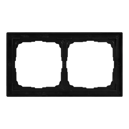 Рамка 2-м ArtGallery Pure матов. органич. стекло черн. SE GAL331002