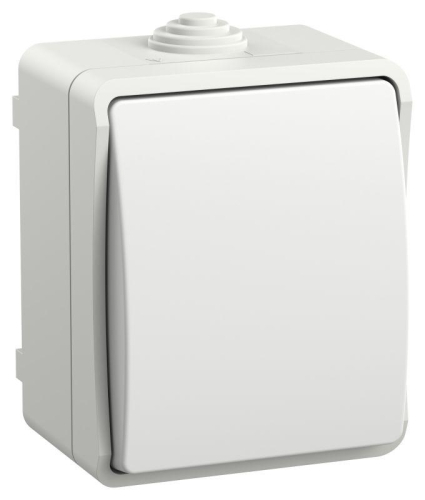 Выключатель кнопочный 1-кл. ОП Форс IP54 ВСк20-1-0-ФБ бел. IEK EVS13-K01-10-54-DC