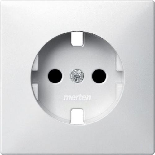 Плата центральная 1-м СП Merten 16А IP20 для механизма розетки Schuko полярн. бел. SchE MTN2330-4019