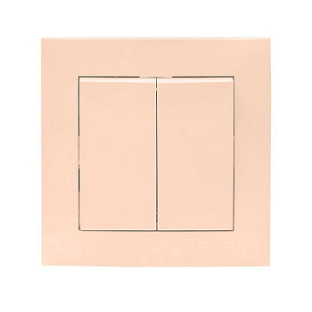 Выключатель 2-кл. СП Валенсия 10А IP20 крем. PROxima EKF EWV10-023-20