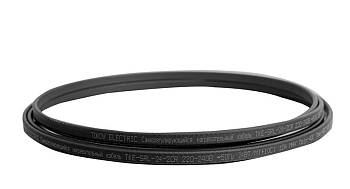 Кабель нагревательный саморег. 24Вт/м с экраном 16 AWG термопласт UV Ex (200м) TOKOV ELECTRIC TKE-SRL-24-2CR