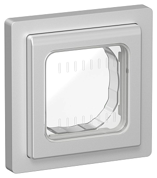 Рамка 1-м СП FLITE Рпро-1-55-ФлА IP55 алюм. IEK FI-M10-32-55-K47