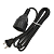 Удлинитель-шнур 1х2м без заземл. 10А IP20 ПВС 2х1 черн. DOMTOK 2338